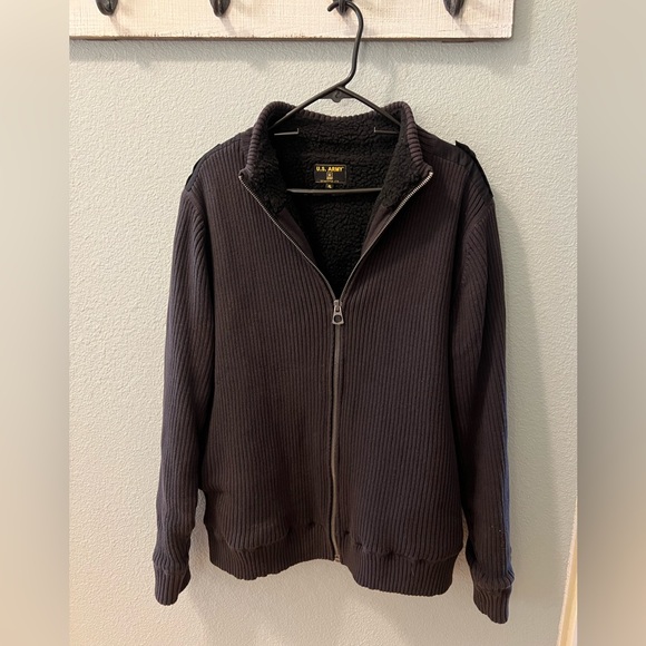 U.S. Army Other - U.S. Army Sweater Jacket Zip Up XL Mens
